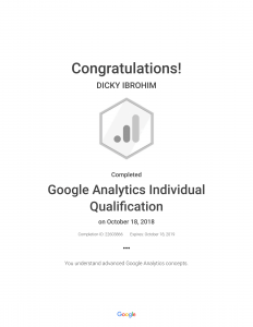 google analytics individual qualification