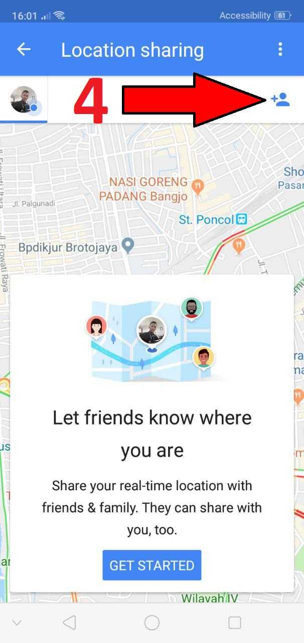 share lokasi di google map