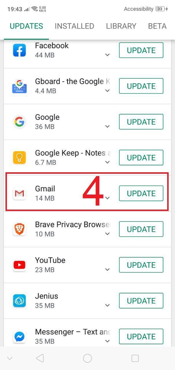 cara update gmail android, cara update gmail smartphone