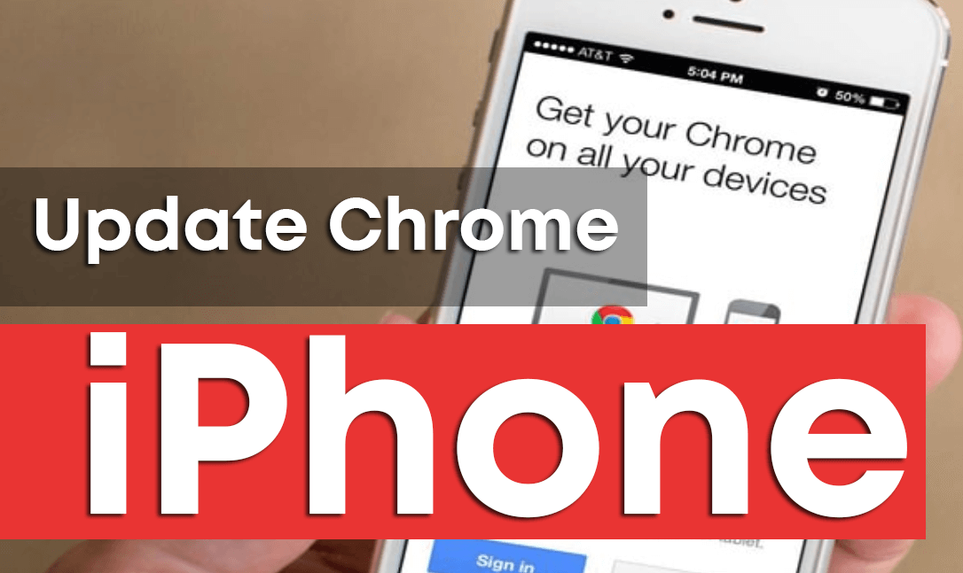 update chrome di iphone