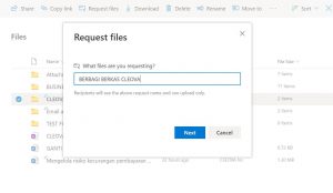 request file